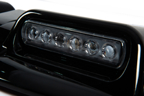 Toyota Land Cruiser Prado 250 2023– Kšilt čelního skla s LED (černý) fotografie 7