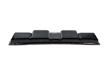 Toyota Land Cruiser Prado 250 2023– Kšilt čelního skla s LED (černý) fotografie 9