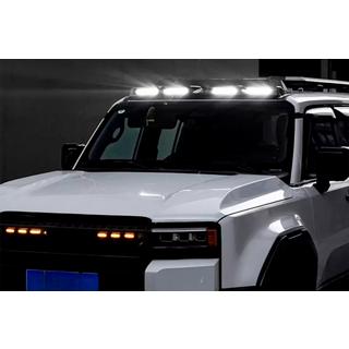 Kšilt čelního skla s LED (černý) Toyota Land Cruiser Prado 250 2023– fotografie 2