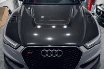 Audi A6 C7 2011–2017 Motorová kapota (2014-2017, karbon) fotografie 1