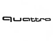 Audi Emblém Quattro Black fotografie 1