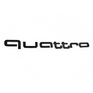 Emblém Quattro Black fotografie 1
