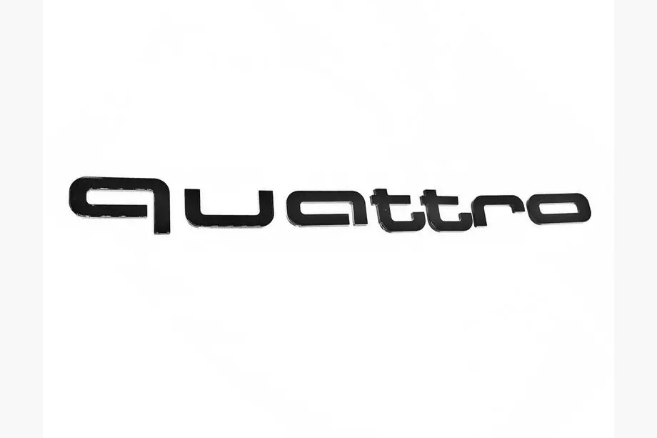 Audi Emblém Quattro Black Image