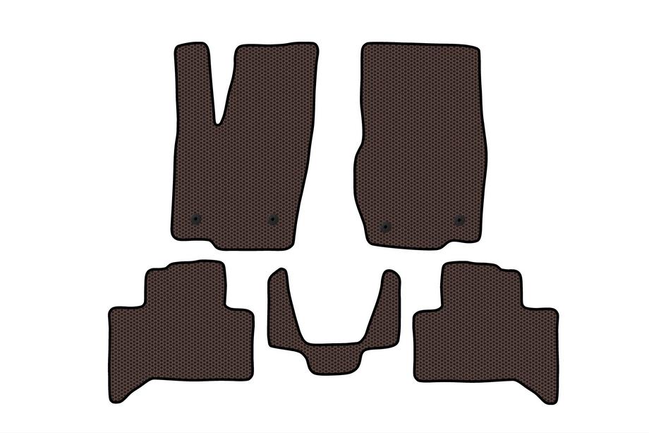 Toyota Land Cruiser Prado 250 2023– Gumové autokoberce Carsuit (hnědé) Image