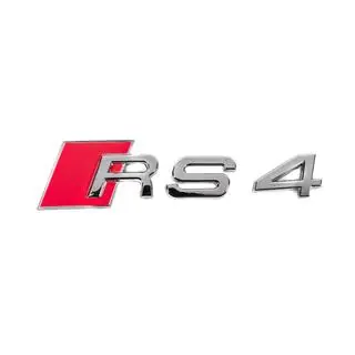 Nápis RS4 fotografie 1