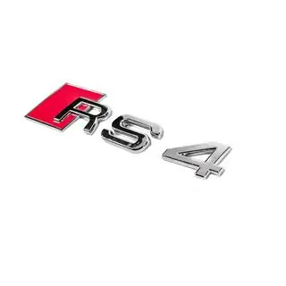 Nápis RS4 fotografie 2