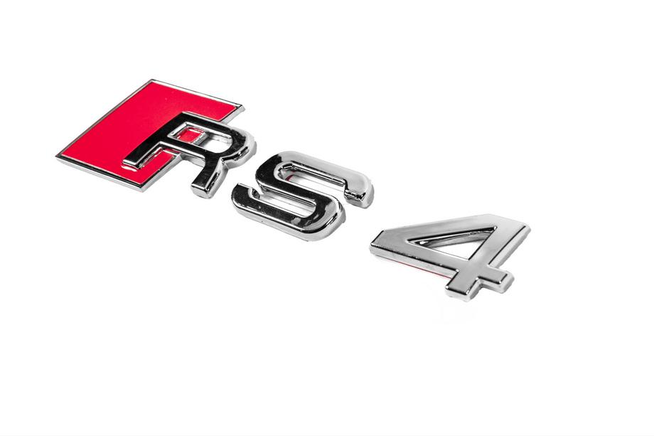 Audi Nápis RS4 Fotografie 2