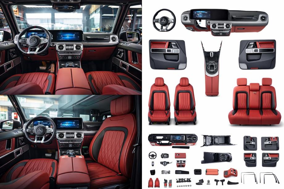Mercedes G-Class W463 1990–2018 Sada pro upgrade interiéru pro W465 2026 Image