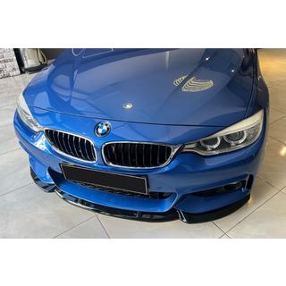 Přední lip spoiler na nárazník Lip EuroCap (pro M-Sport, 2014-2017, lesklá černá) BMW řada 4 F32/F33/F36 2012–2020 fotografie 2