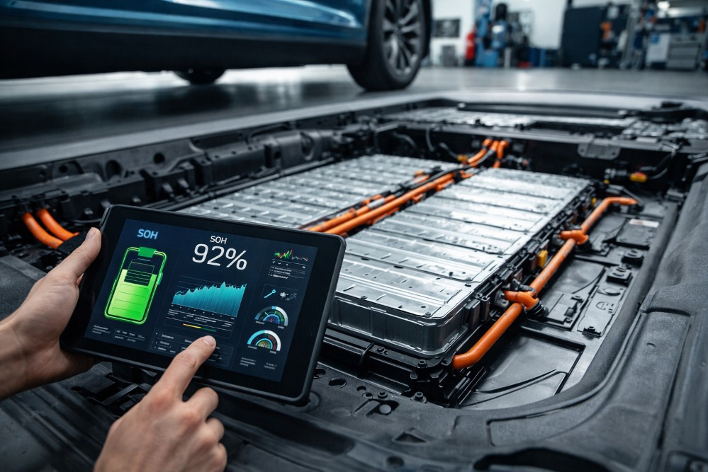 Jak zkontrolovat baterii v elektromobilu? Praktické tipy pro majitele i kupující