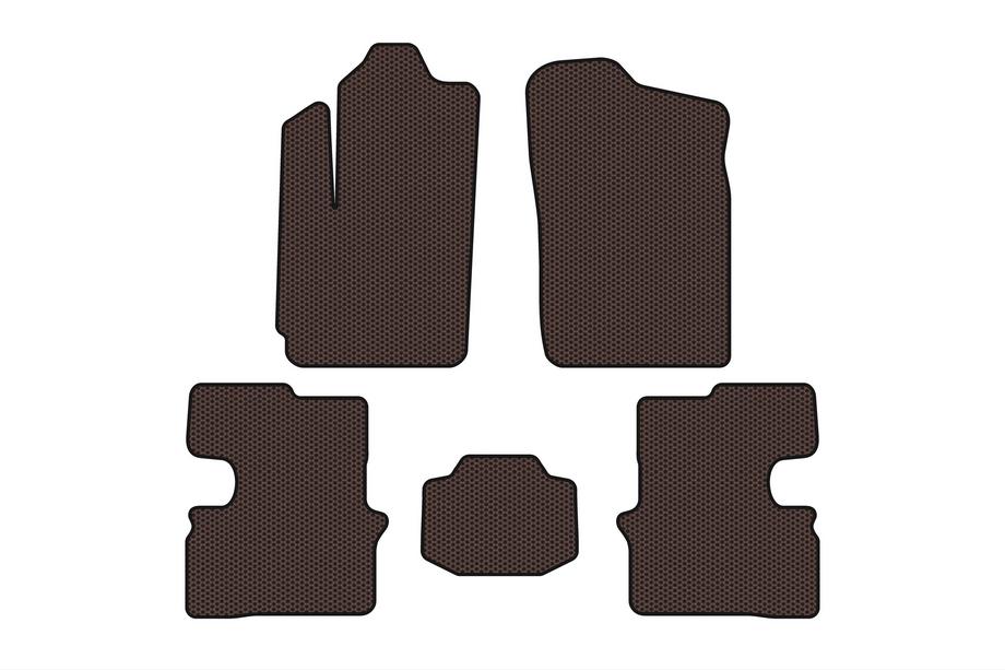 Chery M11 2008– Gumové autokoberce Carsuit (hnědé) Image