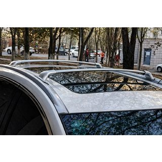 Střešní nosič (příčníky) na podélné střešní ližiny OEM (2014-2018, 2 ks) Nissan Murano 2014– fotografie 1