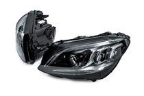 Mercedes C-Class W205 2014–2021 Přední světlomety s moduly Full LED (pro HALOGEN, 2 ks) fotografie 2