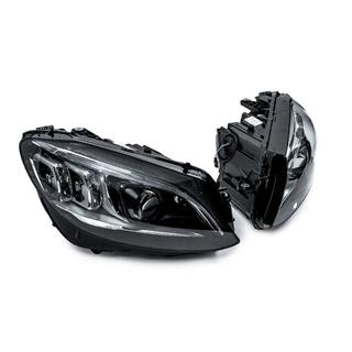 Přední světlomety Full LED (pro HALOGEN, 2 ks) Mercedes C-Class W205 2014–2021 fotografie 3