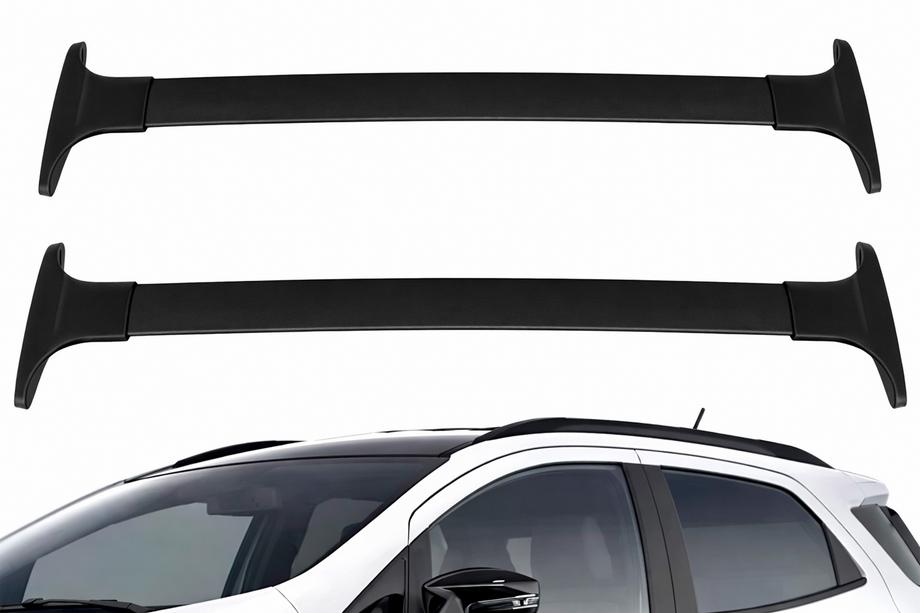 Ford EcoSport 2013–2022 Střešní nosič (příčníky) na integrované podélníky OEM (2 ks) Černá Fotografie 2