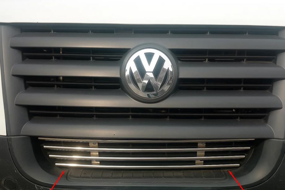 Volkswagen Crafter 2006–2016 Mřížka do nárazníku (nerez) Image