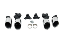 BMW X6 G06 2019–2027 Koncovky výfuku V2 Silver ve stylu X6M F96 fotografie 6