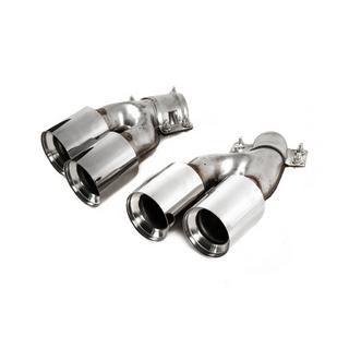 Koncovky výfuku M6 Silver (2 ks) fotografie 1