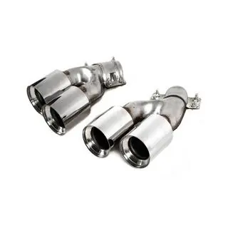 Koncovky výfuku M6 Silver (2 ks) fotografie 1