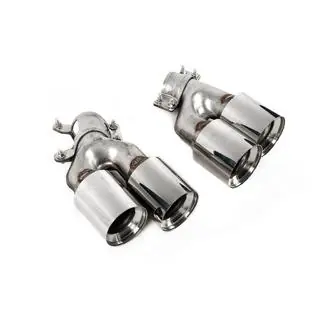 Koncovky výfuku M6 Silver (2 ks) fotografie 4