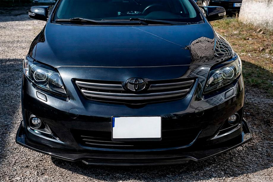 Toyota Camry 2006–2011 Přední lip spoiler Niken Black (ABS) Fotografie 1