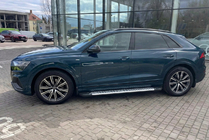 Audi Q8 2018– Boční nášlapy Line (2 ks, hliník) fotografie 1