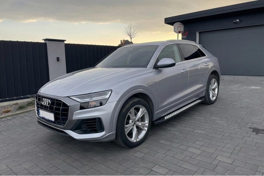 Audi Q8 2018– Boční nášlapy Vision New Grey (2 ks, hliník) Image