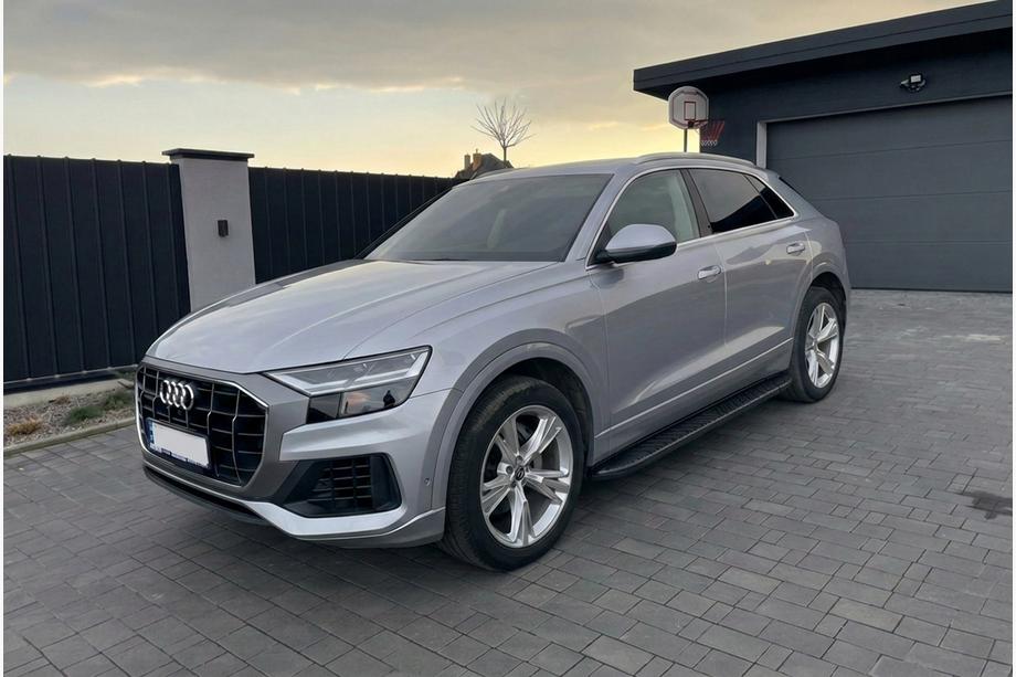 Audi Q8 2018– Boční prahy Bosphorus Black (2 ks, hliník) Image