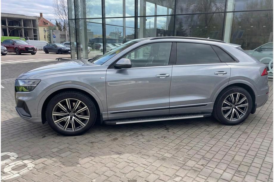 Audi Q8 2018– Boční nášlapy Bosphorus Grey (2 ks, hliník) Image