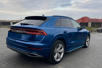 Audi Q8 2018– Boční nášlapy Maya Blue (2 ks, hliník) fotografie 1