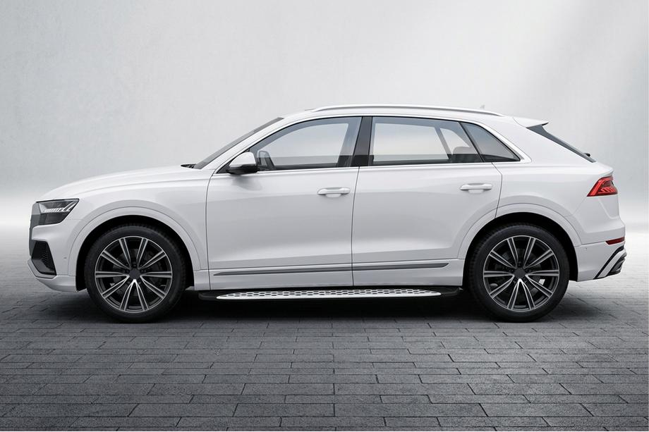 Audi Q8 2018– Boční prahy Shining V1 (2 ks, hliník) Image