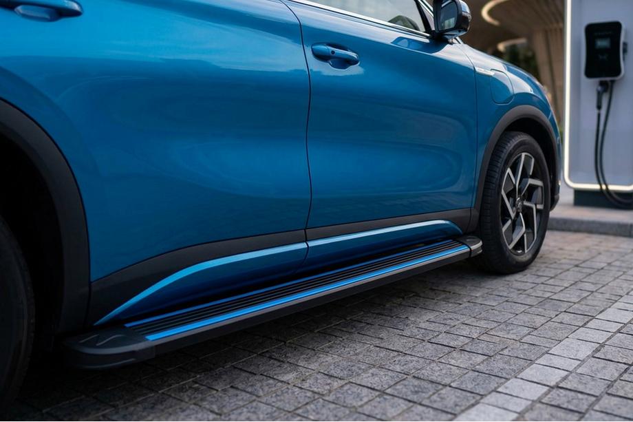 BYD Atto 3 2021– Boční nášlapy Maya Blue (2 ks, hliník) Image