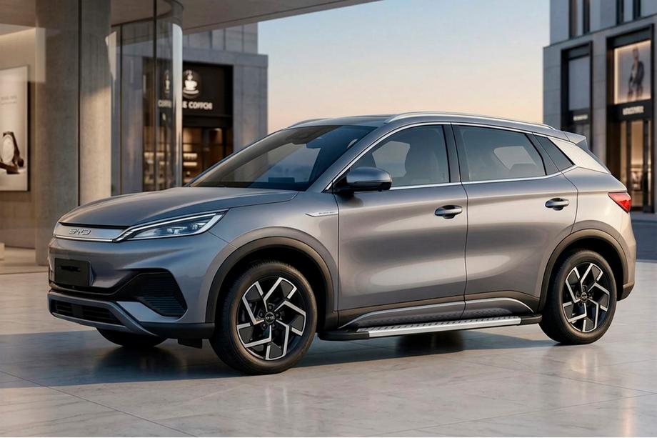 BYD Atto 3 2021– Boční nášlapy Vision New Grey (2 ks, hliník) Image