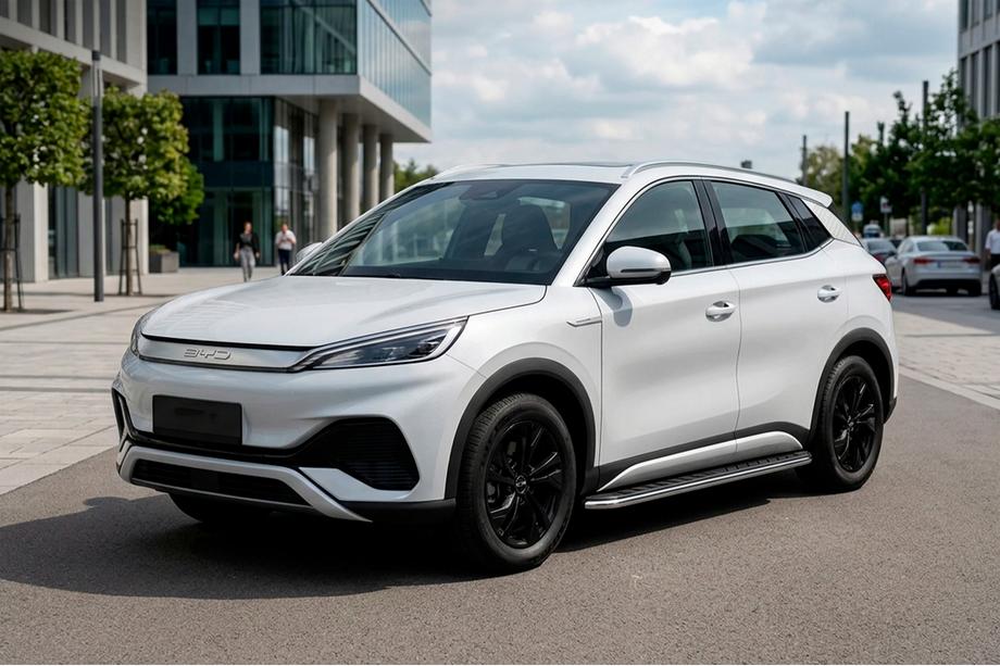 BYD Atto 3 2021– Boční prahy Maydos V1 (2 ks, hliník ↗ nerez) Image