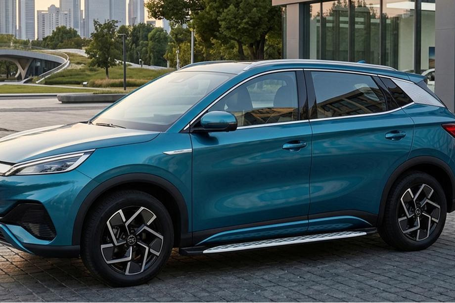 BYD Atto 3 2021– Boční prahy Shining V1 (2 ks, hliník) Image