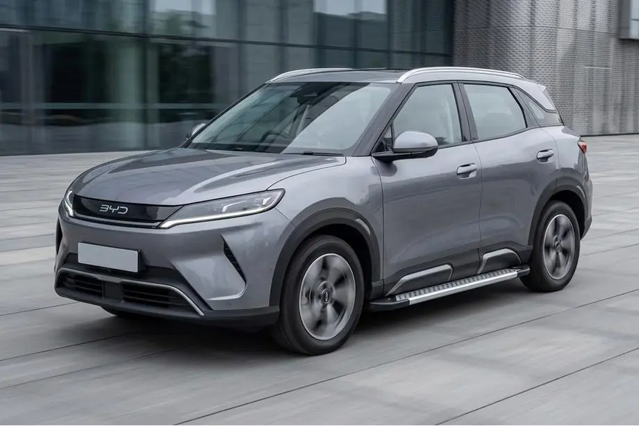 BYD Atto 2/Yuan Up 2024– Boční nášlapy Vision New Grey (2 ks, hliník) Fotografie 1