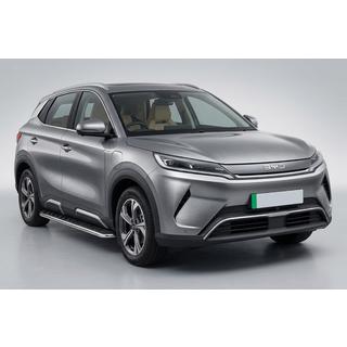 Boční prahy Maydos V1 (2 ks, hliník ↗ nerez) BYD Atto 2/Yuan Up 2024– fotografie 1