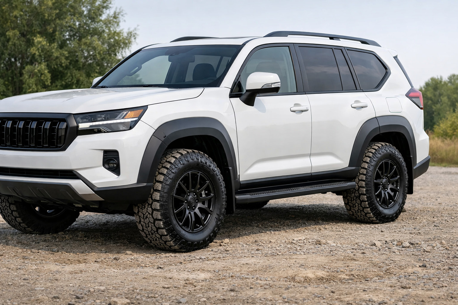 Co namontovat na Toyota Land Cruiser Prado 250, když vadí špína na bocích a úzké lemy blatníků