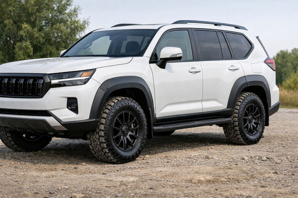 Co namontovat na Toyota Land Cruiser Prado 250, když vadí špína na bocích a úzké lemy blatníků Fotografie 1