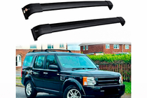 Land Rover Discovery III 2004–2009 Střešní nosič (příčníky) na integrované podélníky OEM (2 ks) Černá fotografie 5