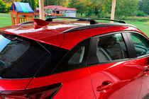 Mazda CX-3 2015– Střešní nosič (příčníky) na integrované podélníky OEM (2 ks) Černá fotografie 2
