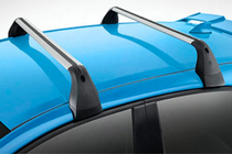 Toyota Corolla 2019– Střešní nosič (příčníky) na integrované podélníky OEM (HB, 2 ks) Černá fotografie 6
