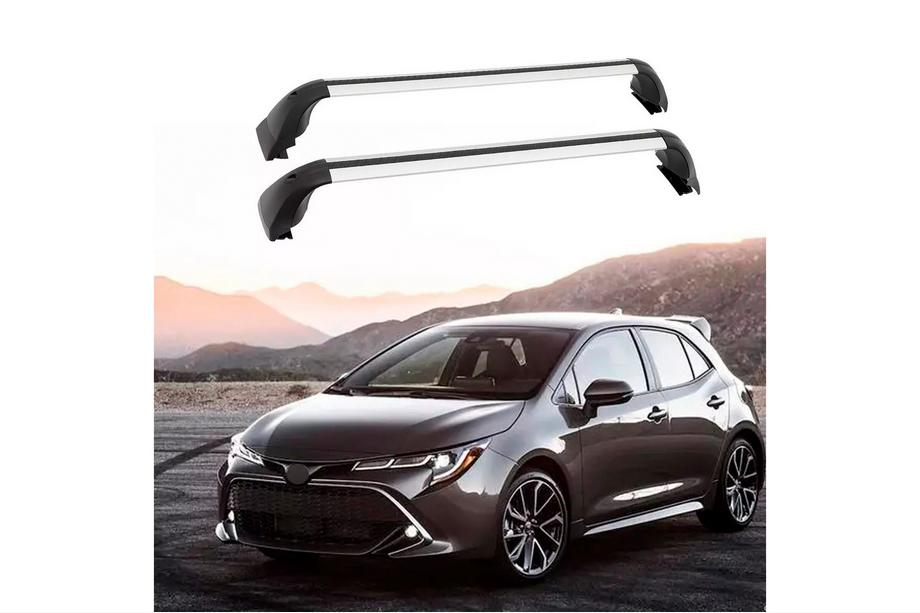 Toyota Corolla 2019– Střešní nosič (příčníky) na integrované podélníky OEM (HB, 2 ks) Černá Image