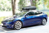 Tesla Model 3 2017– Střešní příčníky do originálních úchytů, uzamykatelné OEM (2 ks) fotografie 4