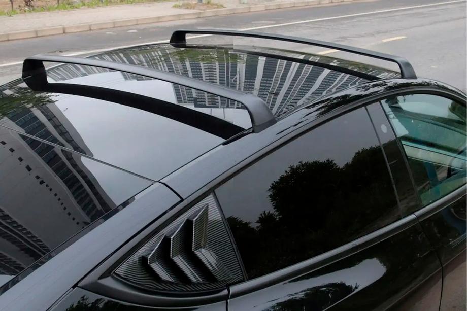 Tesla Model 3 2017– Střešní příčníky do originálních úchytů, uzamykatelné OEM (2 ks) Image