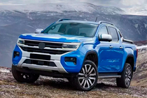Ford Ranger 2022– Strešní relingy šedé OEM (ABS plast, montáž lepením) fotografie 2