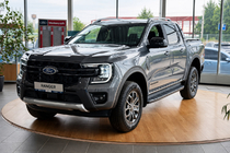 Ford Ranger 2022– Střešní ližiny šedé OEM (hliník) fotografie 2