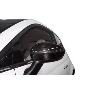 Karbonové kryty zrcátek 2007-2015 (2 ks, pravý karbon) Fiat 500/500L 2013–2022 fotografie 2