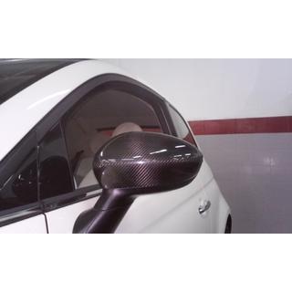 Karbonové kryty zrcátek 2007-2015 (2 ks, pravý karbon) Fiat 500/500L 2013–2022 fotografie 3