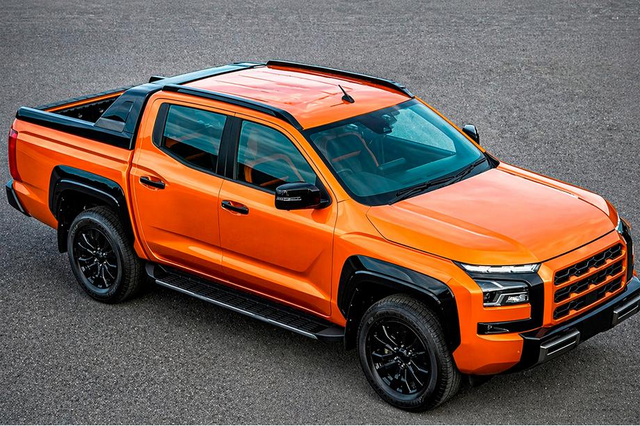 Mitsubishi L200 2024– Integrované OEM střešní ližiny (2 ks) Image